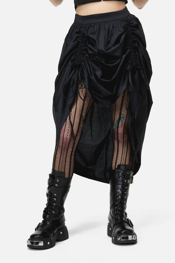 Dangerfield NZ - Sinister Goth Maxi Skirt - black