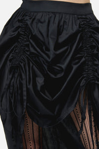 Dangerfield NZ - Sinister Goth Maxi Skirt - black