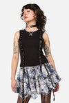 Dangerfield NZ - Nancy Eyelet Punk Tank Top - black