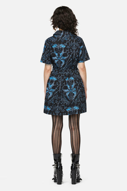 Dangerfield NZ - Heathen Goth Mini Dress - black