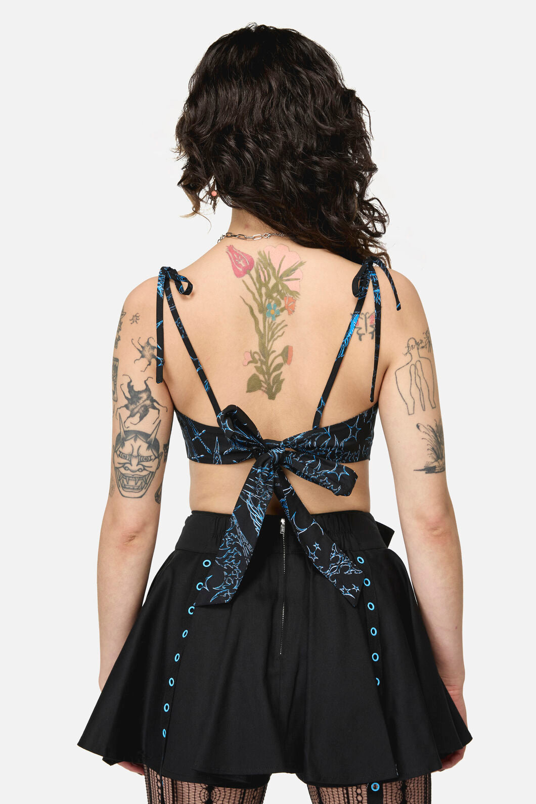 Dangerfield NZ - Divination Goth Tie Top - black