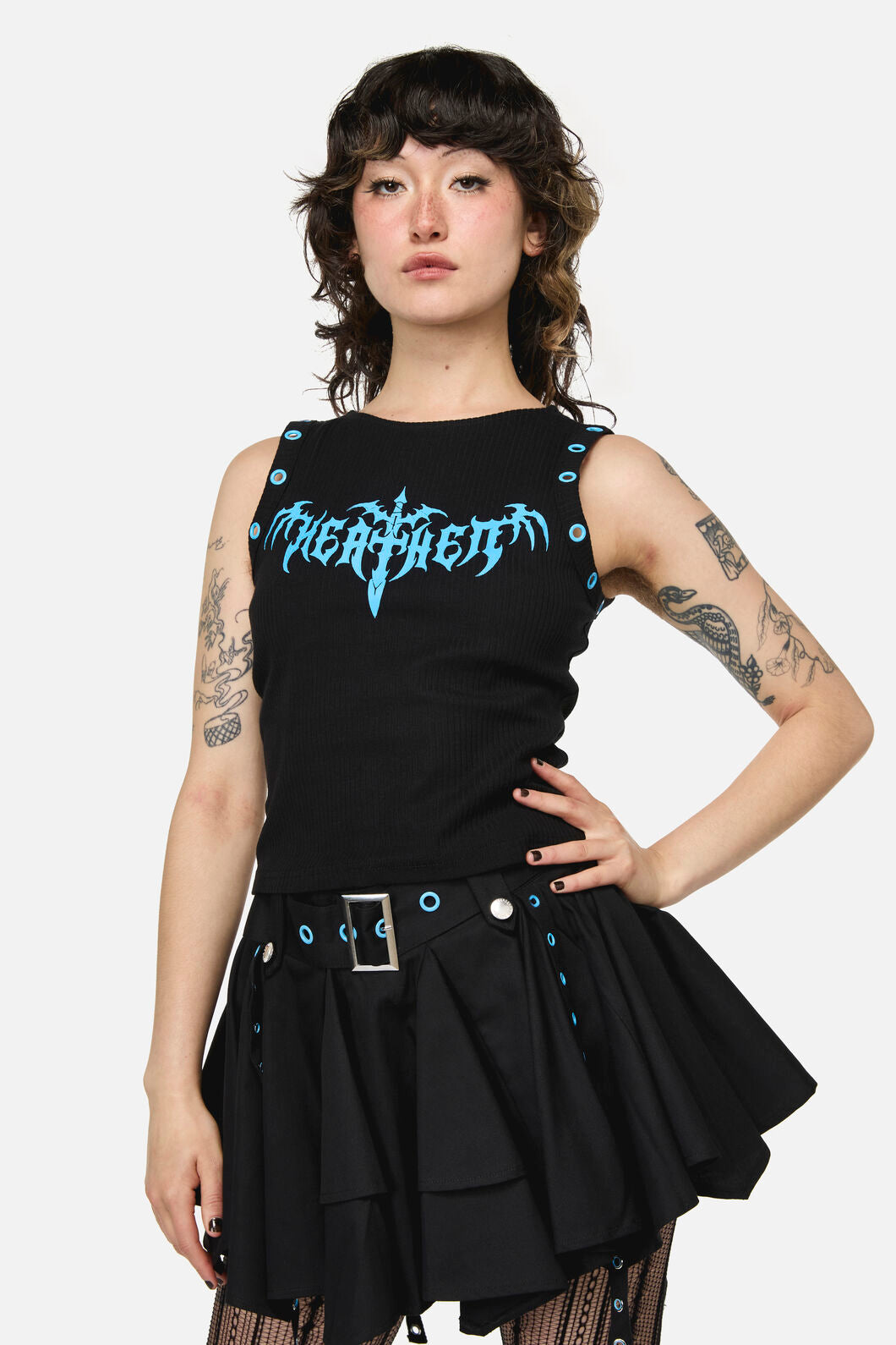 Dangerfield NZ - Divination Goth Tank - black