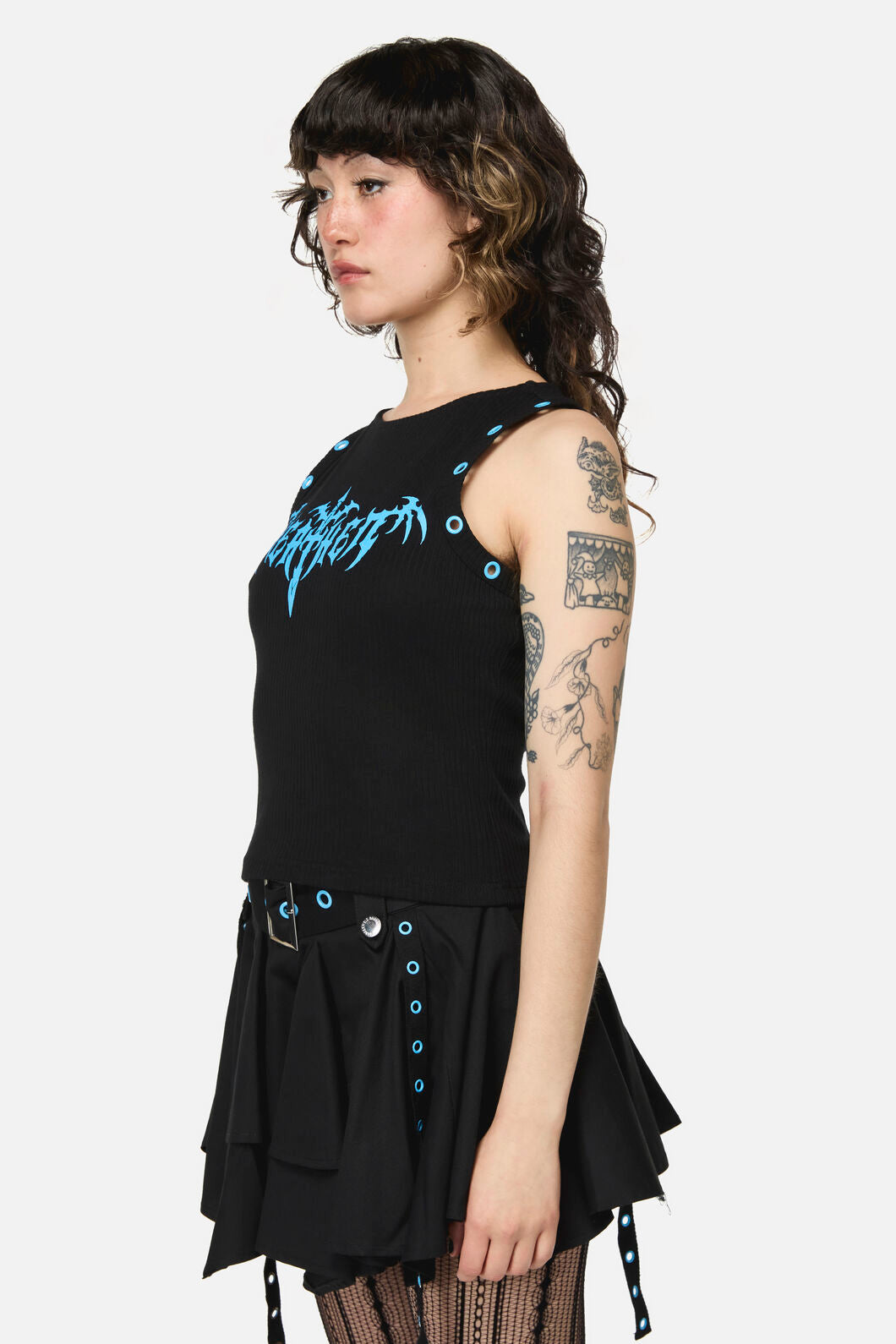 Dangerfield NZ - Divination Goth Tank - black