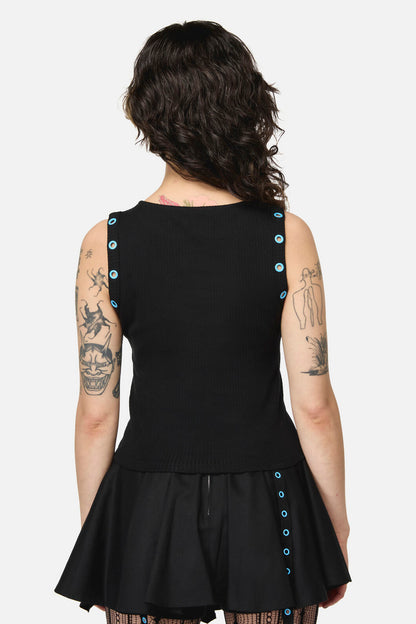 Dangerfield NZ - Divination Goth Tank - black