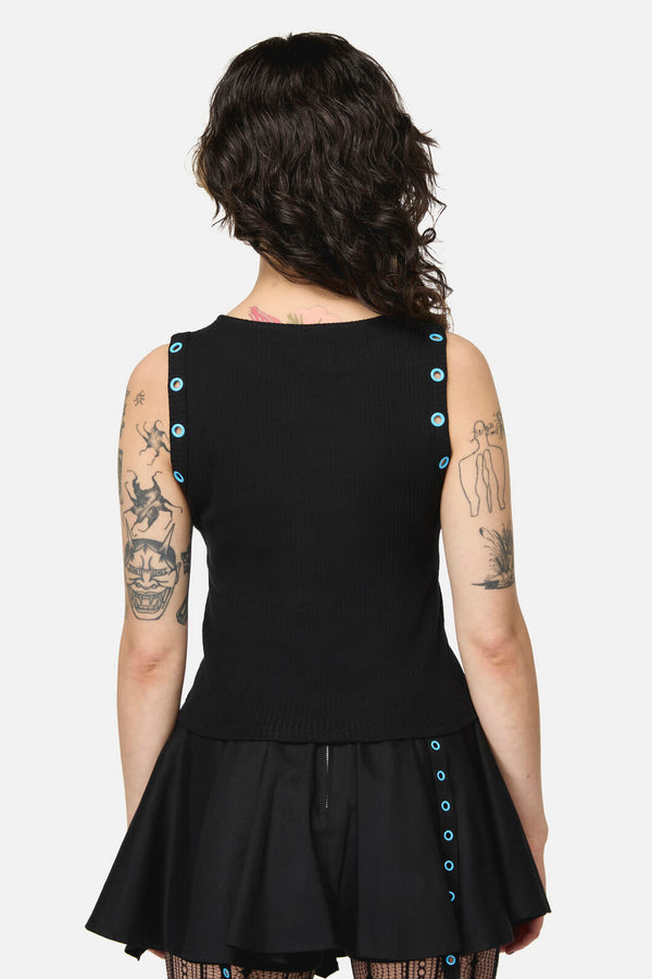 Dangerfield NZ - Divination Goth Tank - black