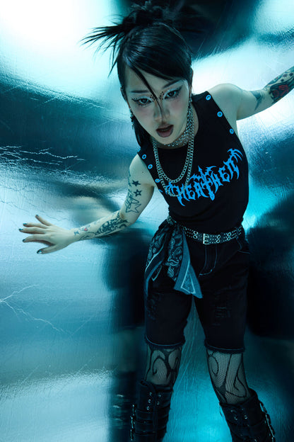Dangerfield NZ - Divination Goth Tank - black