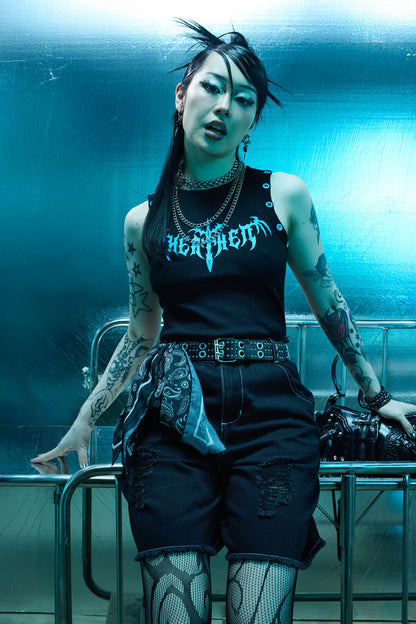 Dangerfield NZ - Divination Goth Tank - black