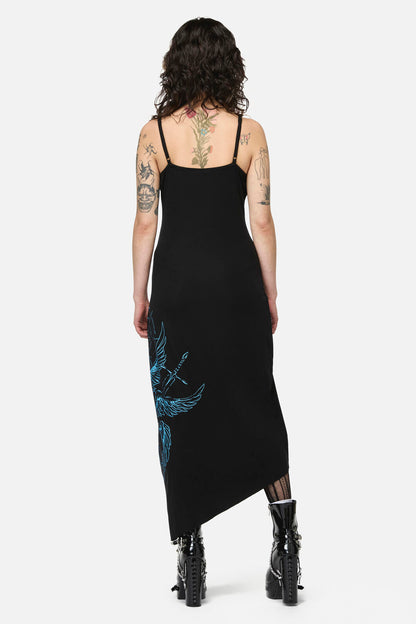 Dangerfield NZ - Divination Goth Maxi Dress - black