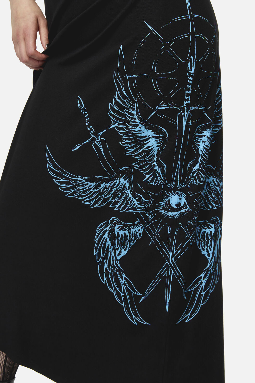 Dangerfield NZ - Divination Goth Maxi Dress - black