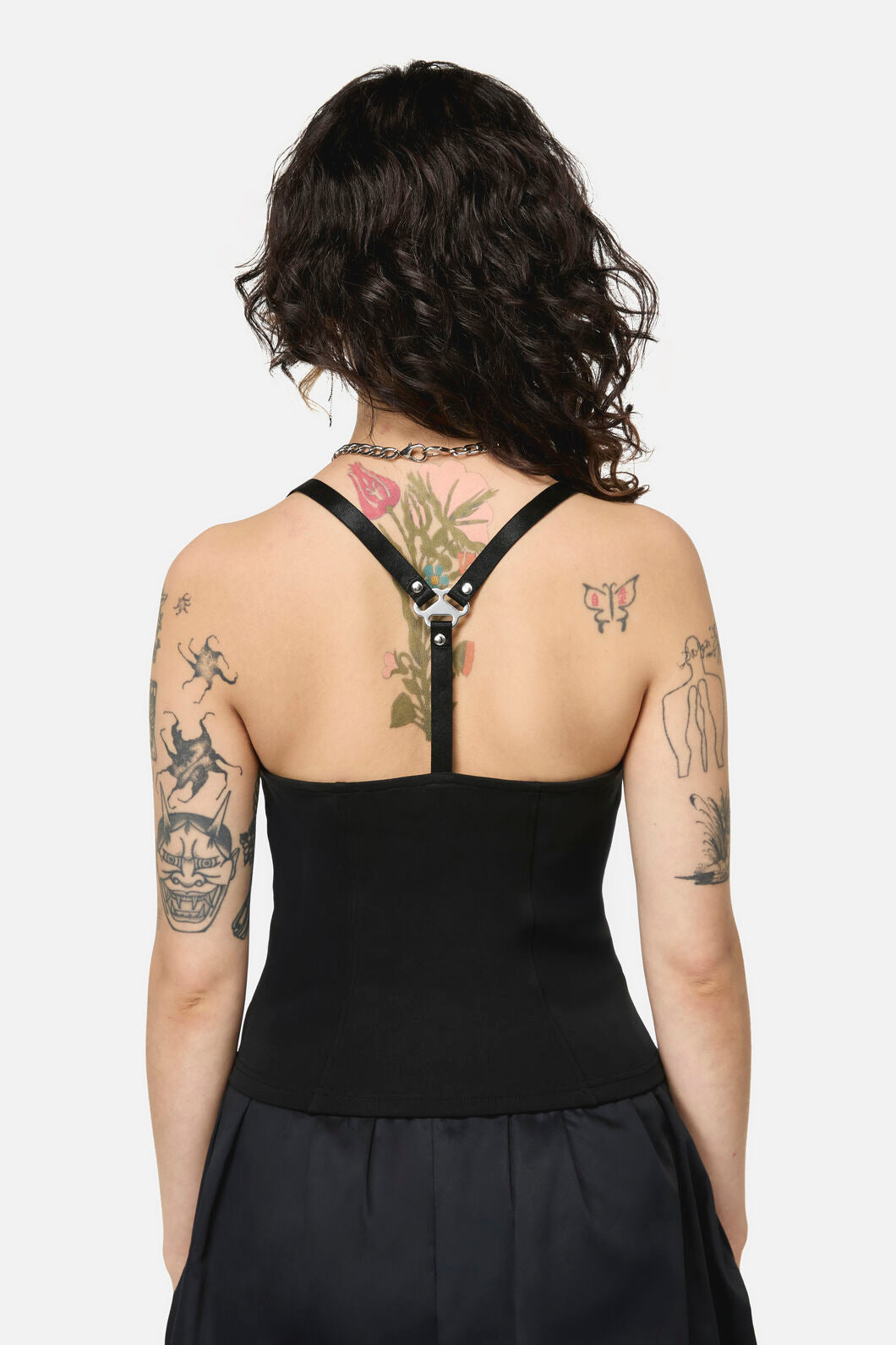 Dangerfield NZ - Divination Goth Zip Top - black