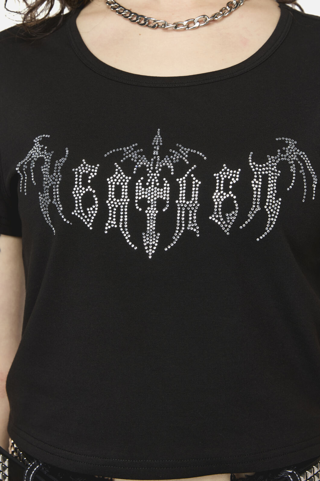 Dangerfield NZ - Divination Goth Crop Tee - black