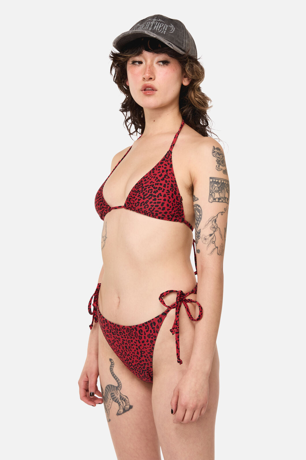 Dangerfield NZ - Moggy Goth Bikini Top  - red