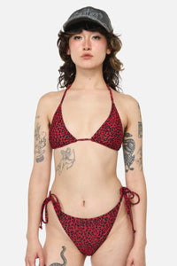Dangerfield NZ - Moggy Goth Bikini Bottom - red