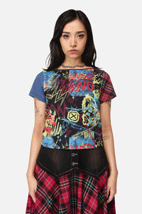 Dangerfield NZ - Streets Grunge Contrast Tee - multi