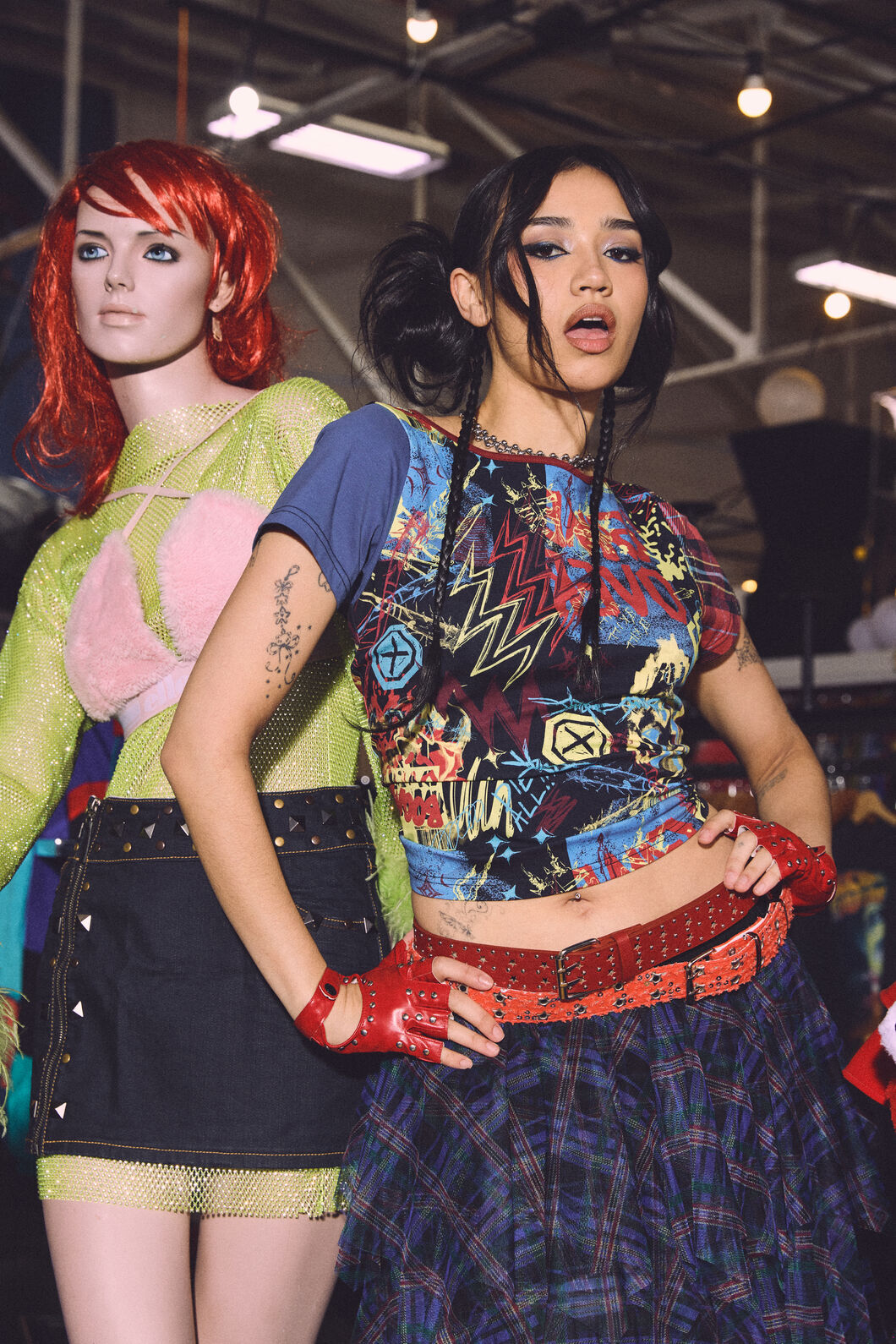 Dangerfield NZ - Streets Grunge Contrast Tee - multi