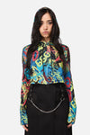 Dangerfield NZ - Streets Grunge Zip Hoodie - multi