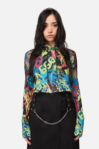 Dangerfield NZ - Streets Grunge Zip Hoodie - multi