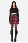 Dangerfield NZ - Stop It Grunge Mini Skirt - multi