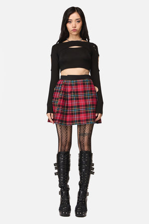 Dangerfield NZ - Stop It Grunge Mini Skirt - multi
