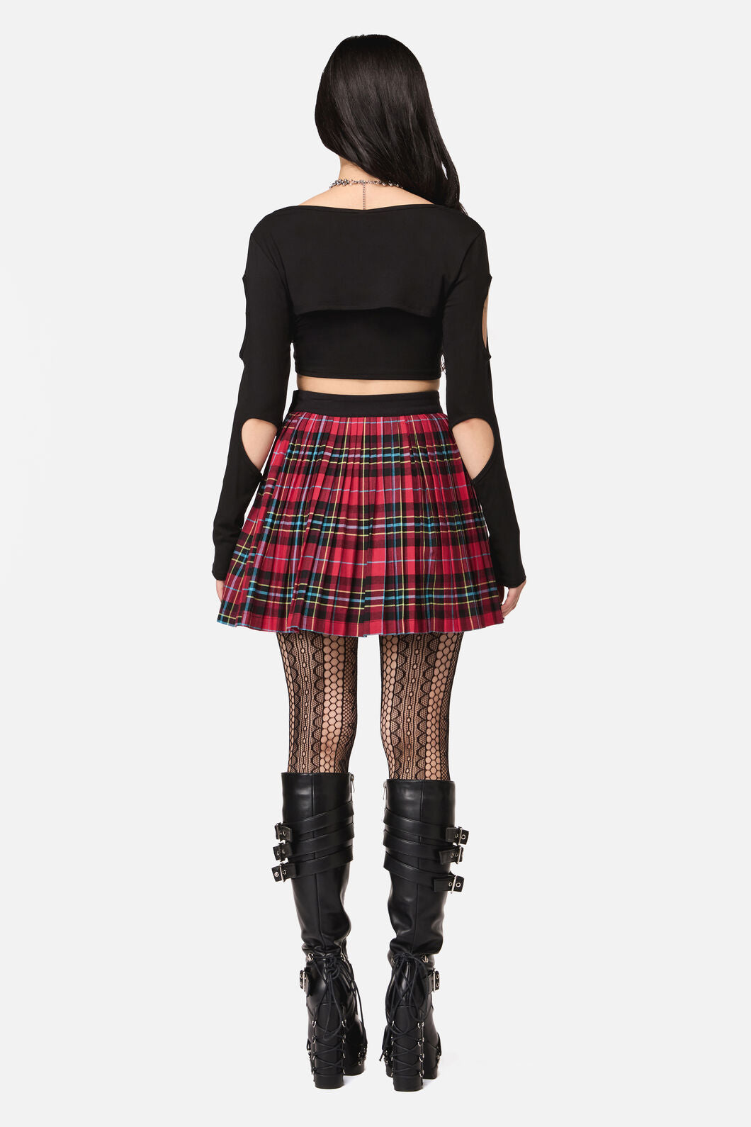Dangerfield NZ - Stop It Grunge Mini Skirt - multi