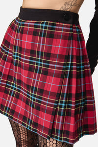 Dangerfield NZ - Stop It Grunge Mini Skirt - multi