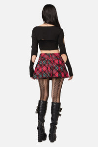 Dangerfield NZ - Stop It Grunge TartanMiniSkort - multi