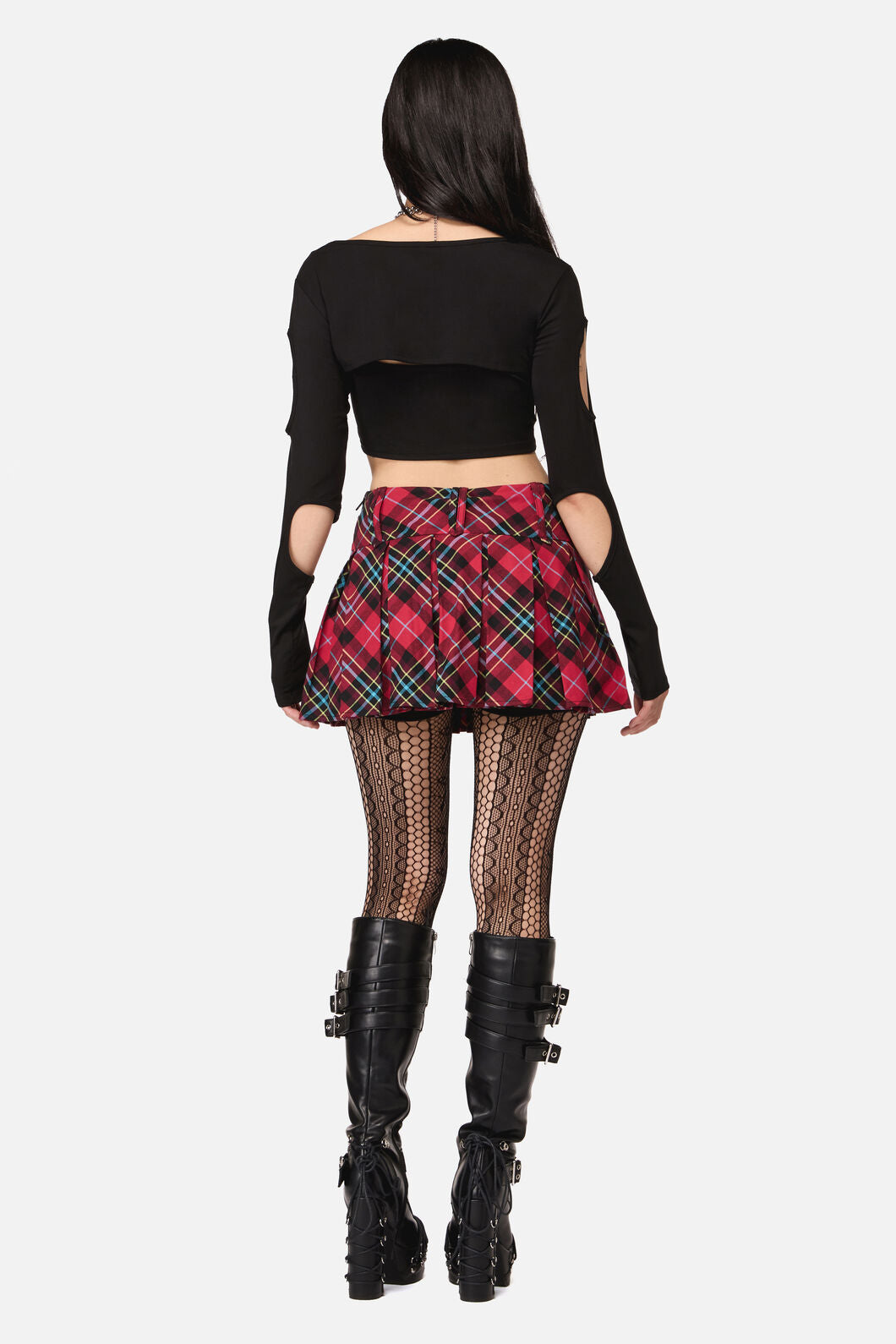 Dangerfield NZ - Stop It Grunge TartanMiniSkort - multi