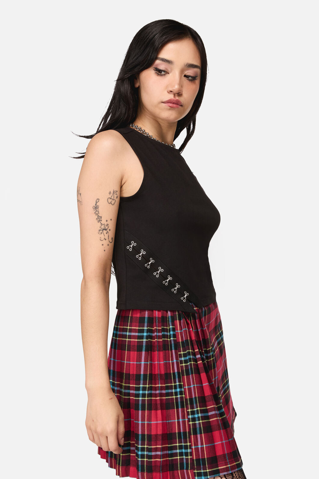 Dangerfield NZ - Buckled Goth Tank Top - black