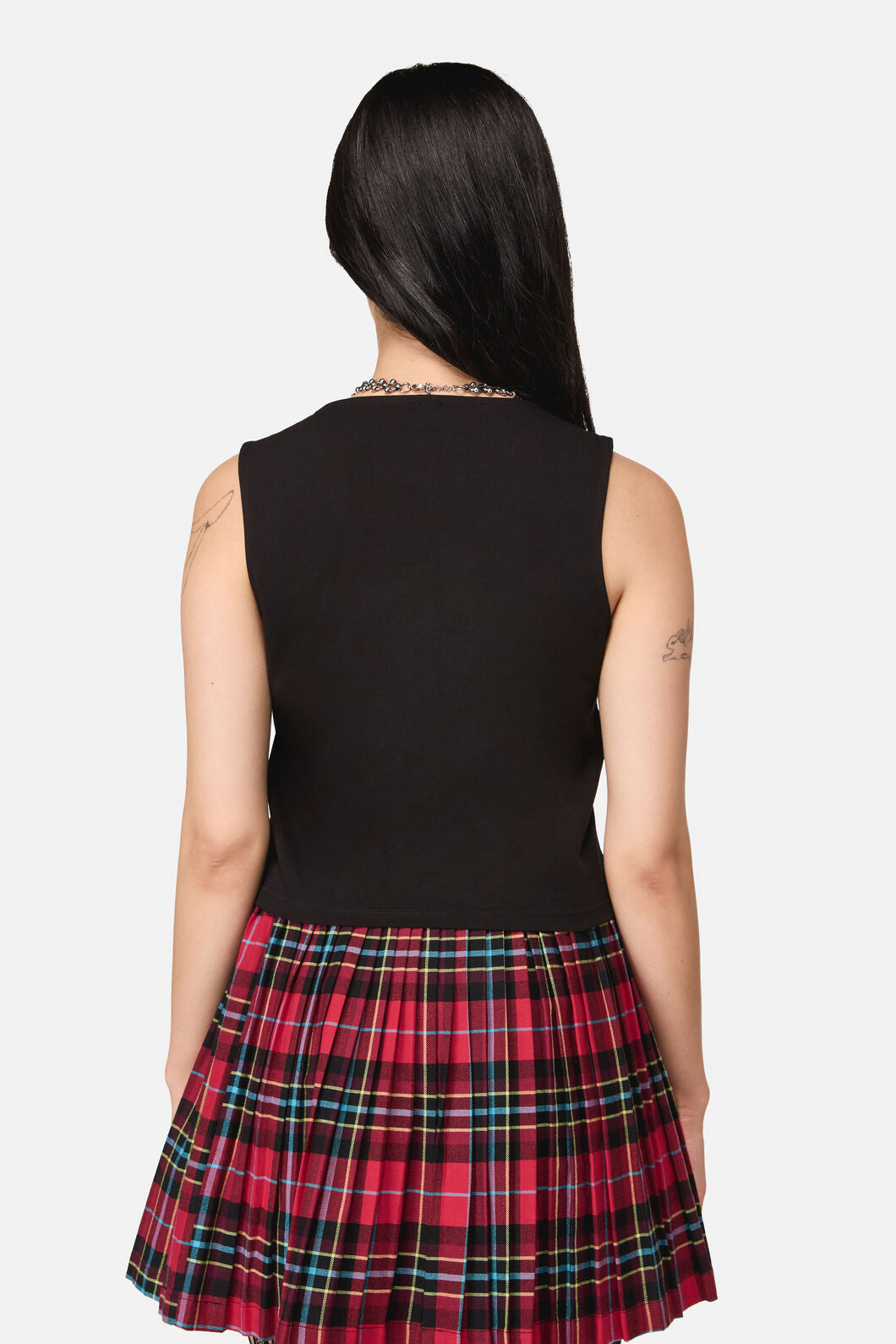 Dangerfield NZ - Buckled Goth Tank Top - black