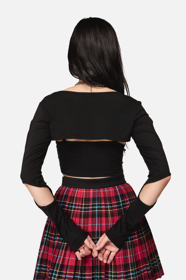 Dangerfield NZ - Dirty Work Cut Out Top - black