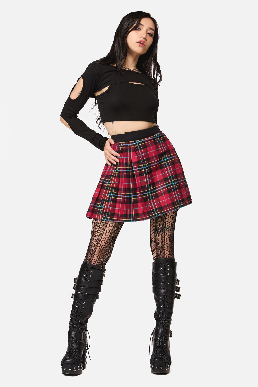 Dangerfield NZ - Dirty Work Cut Out Top - black