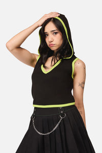 Dangerfield NZ - Anonymous Hooded Top - black