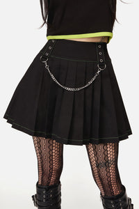 Dangerfield NZ - Anonymous Pleated Skirt - black