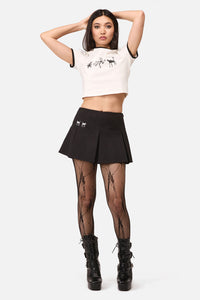 Dangerfield NZ - Demons Goth Mini Skort - black