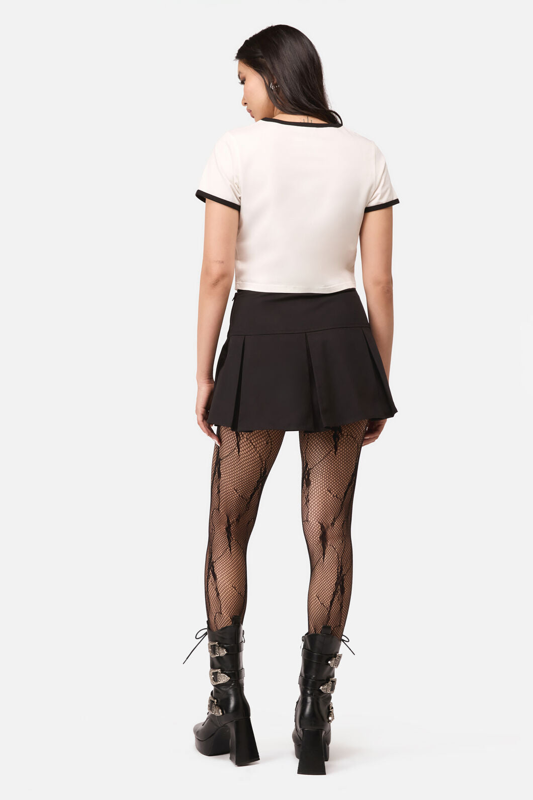 Dangerfield NZ - Demons Goth Mini Skort - black