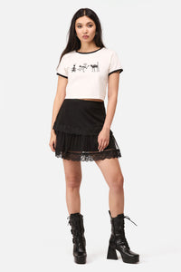 Dangerfield NZ - Lil Demons Goth Tee - white