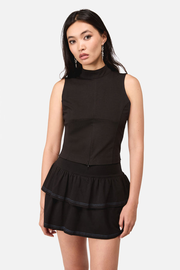 Dangerfield NZ - Beelzebub Goth Top - black