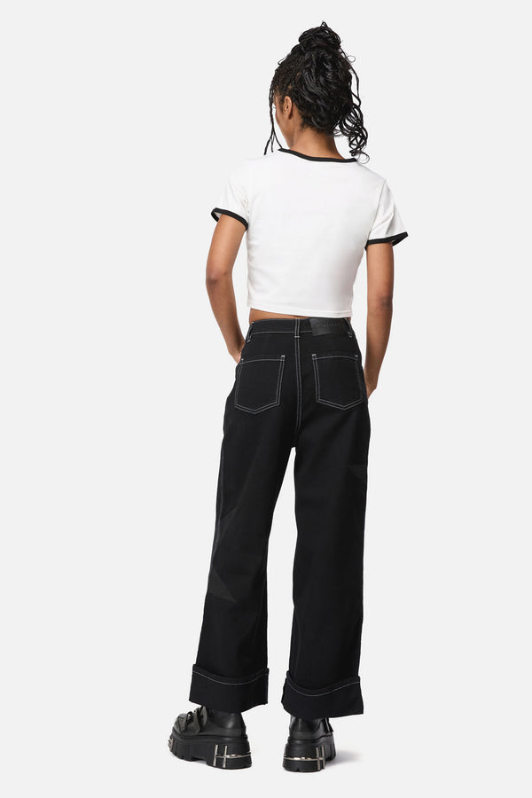 Dangerfield NZ - Beelzebub Goth Jean - black