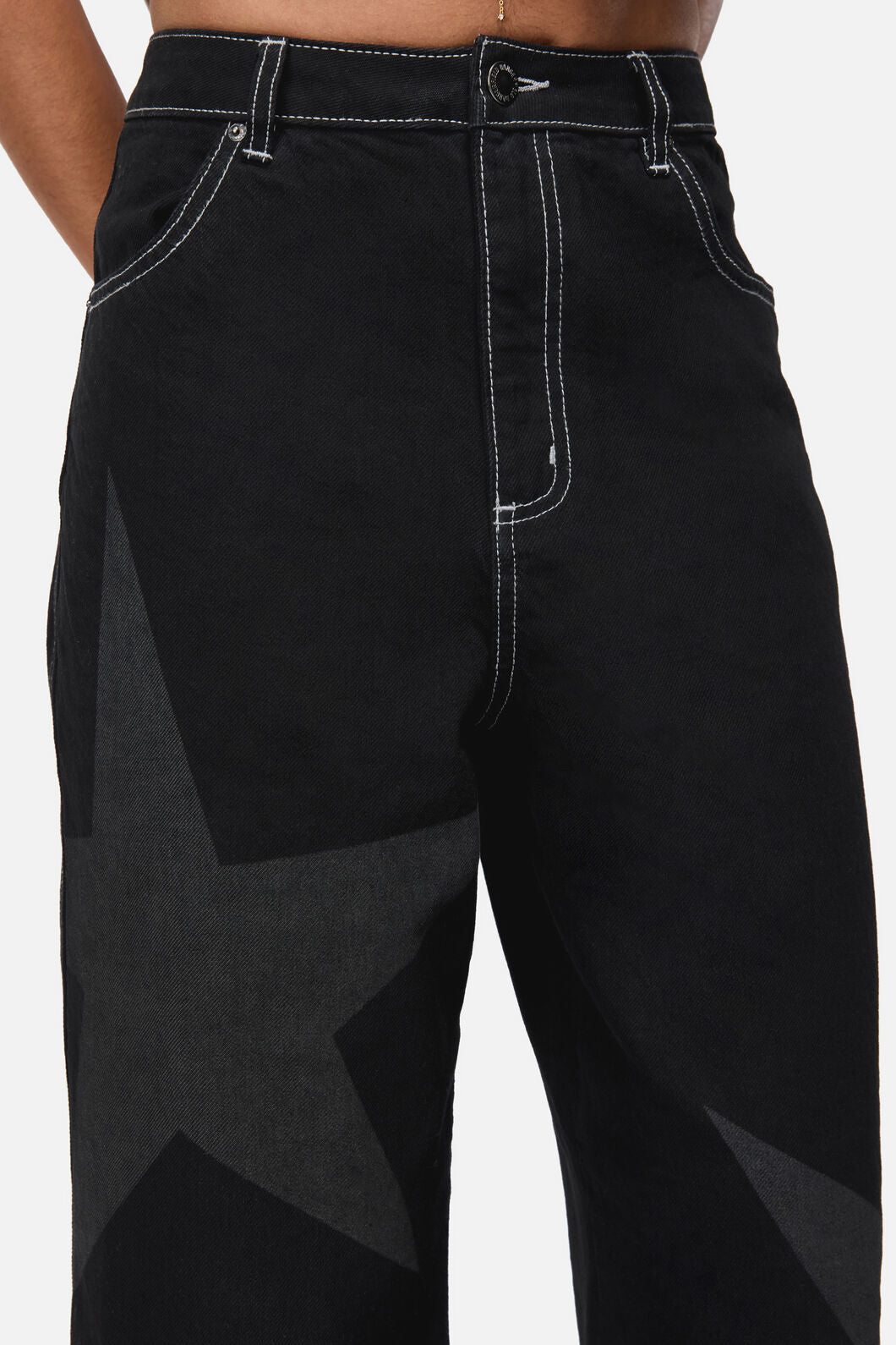 Dangerfield NZ - Beelzebub Goth Jean - black