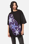 Dangerfield NZ - Spiralling Goth Oversized Tee - black