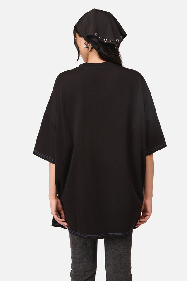 Dangerfield NZ - Spiralling Goth Oversized Tee - black