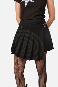 Dangerfield NZ - Spiralling Goth Mini Skirt - black