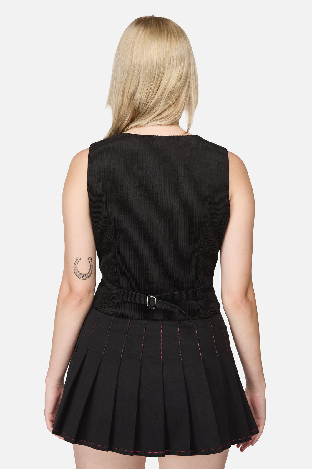 Dangerfield NZ - Toadstool Cord Vest - black