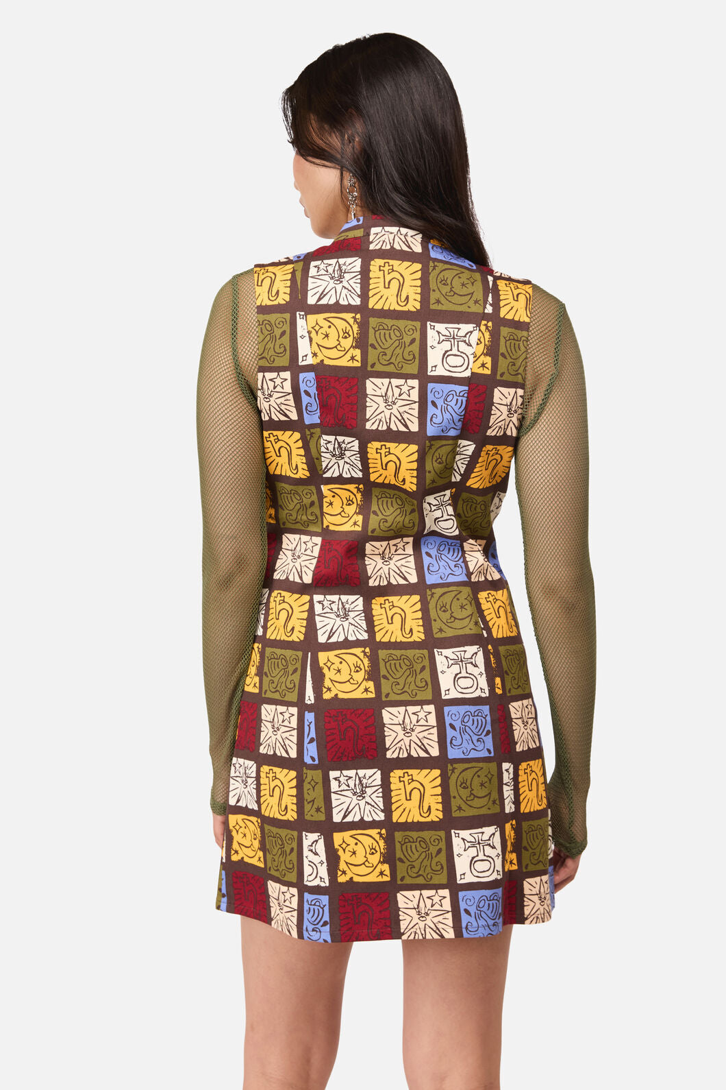 Dangerfield NZ - Stampz Goth Mini Dress - multi