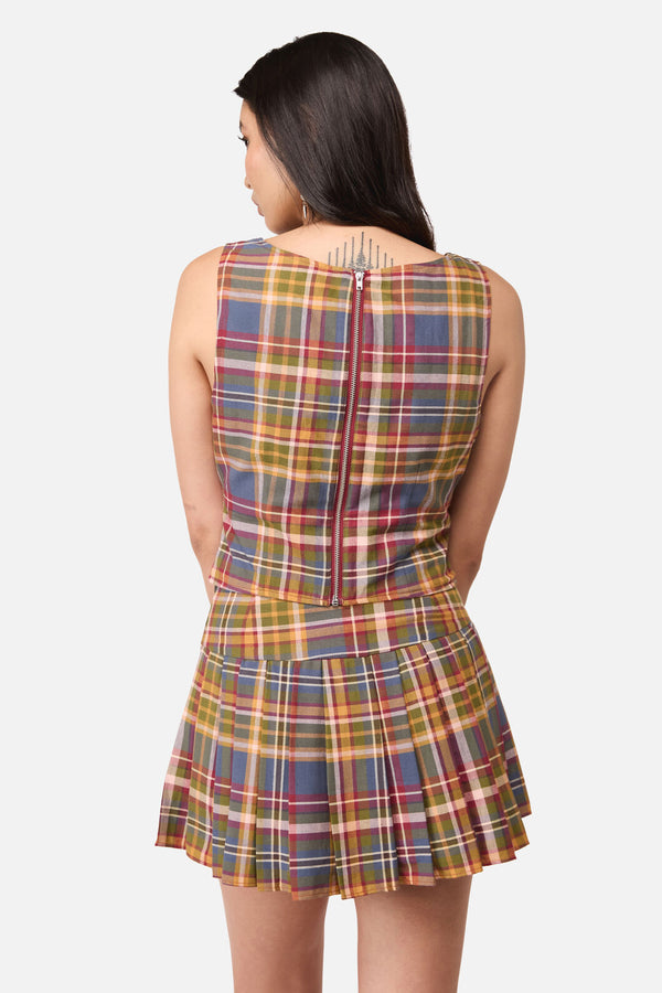 Dangerfield NZ - Alchemy Tartan Corset - multi