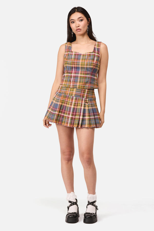 Dangerfield NZ - Alchemy Tartan Corset - multi