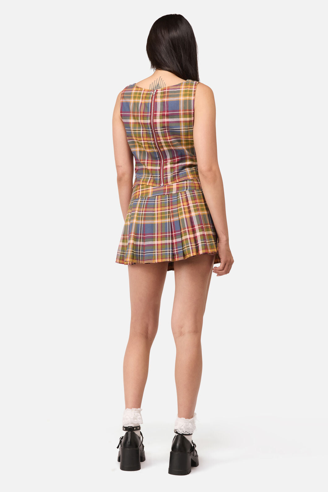 Dangerfield NZ - Alchemy Tartan Skort - multi