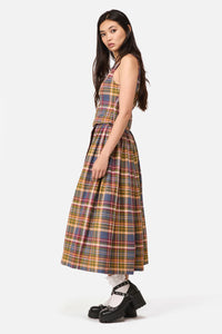 Dangerfield NZ - Alchemy Tartan Midi Skirt - multi