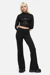 Dangerfield NZ - So Cynical V Front Legging - black