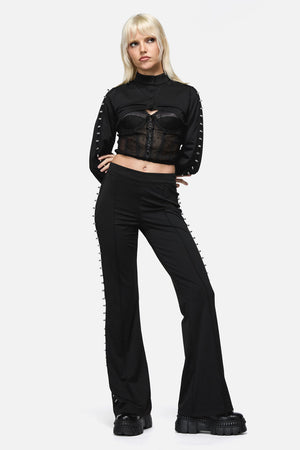Dangerfield NZ - So Cynical V Front Legging - black
